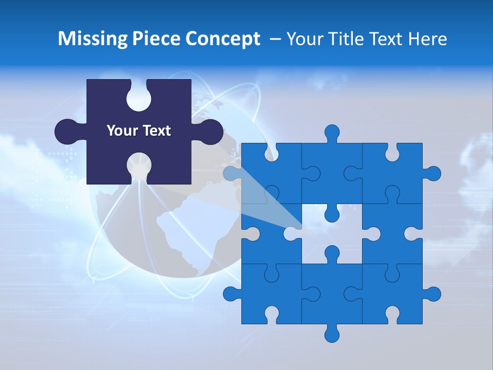 Computer Virtual Information PowerPoint Template