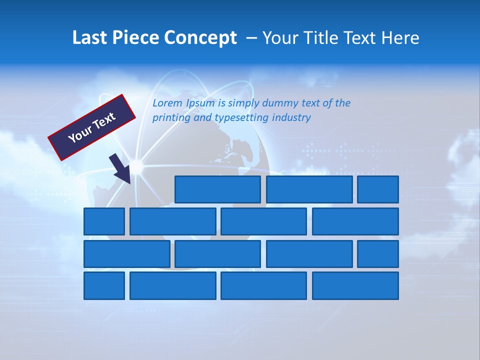 Computer Virtual Information PowerPoint Template