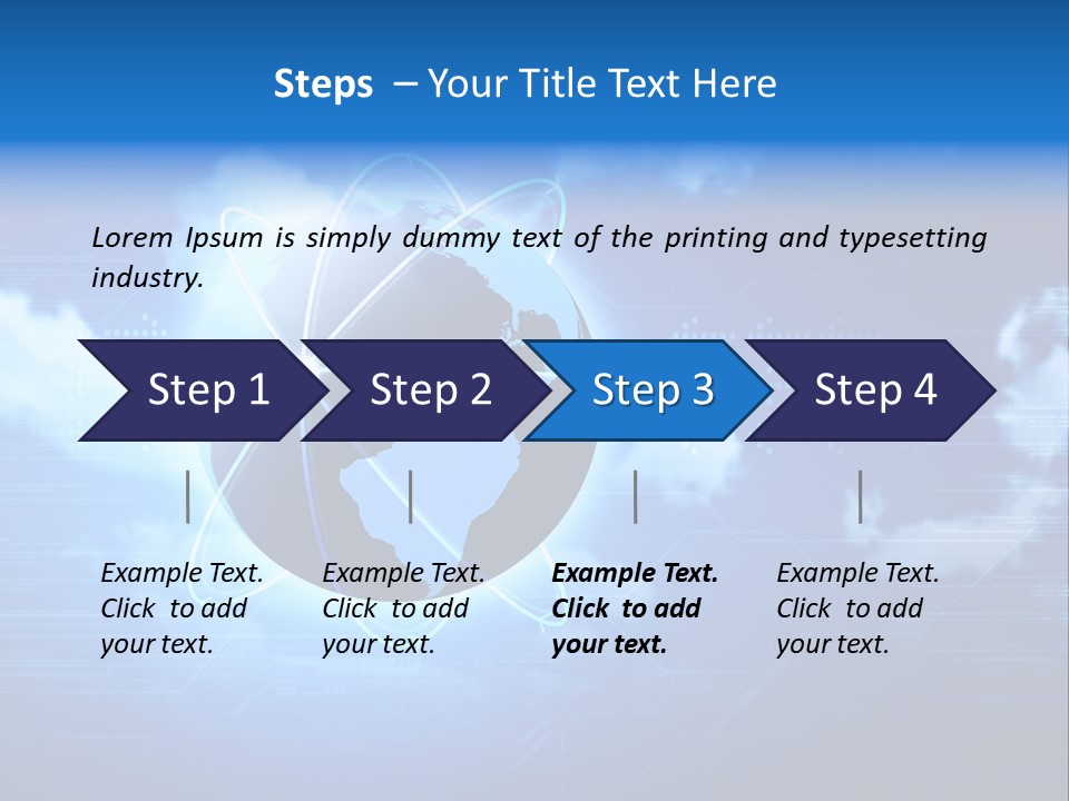 Computer Virtual Information PowerPoint Template
