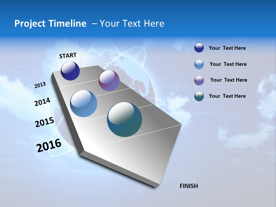 Computer Virtual Information PowerPoint Template