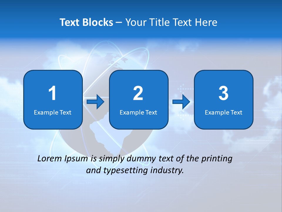 Computer Virtual Information PowerPoint Template