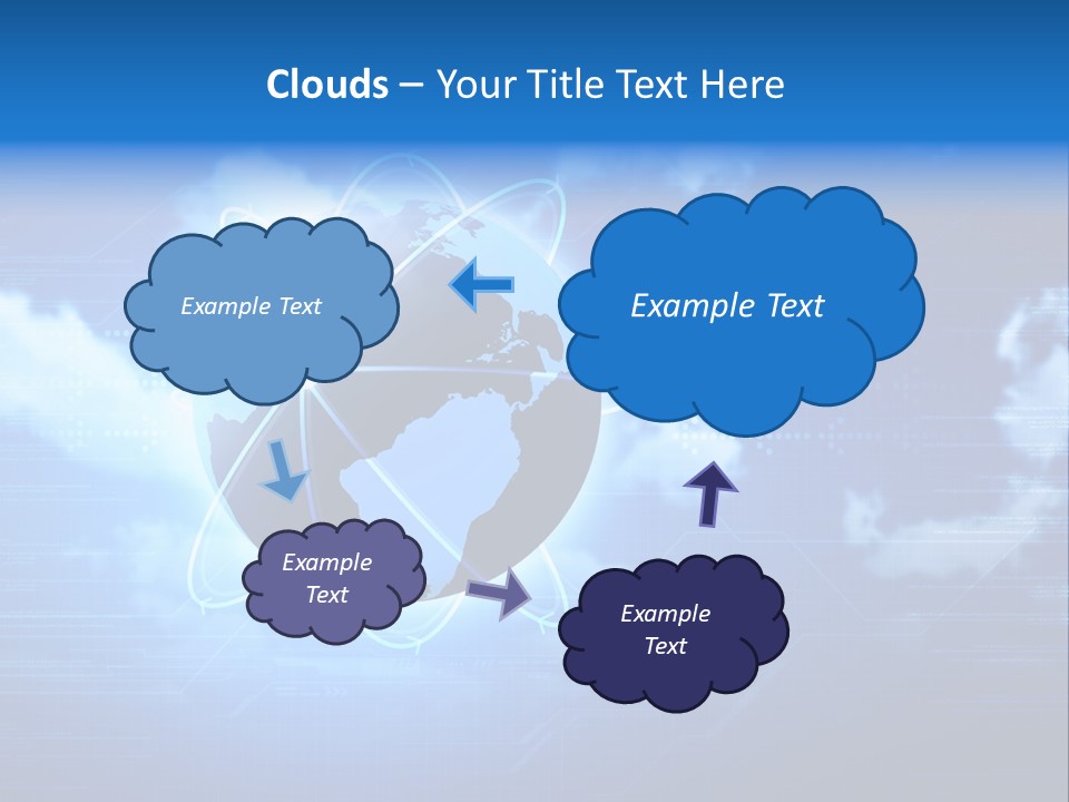 Computer Virtual Information PowerPoint Template