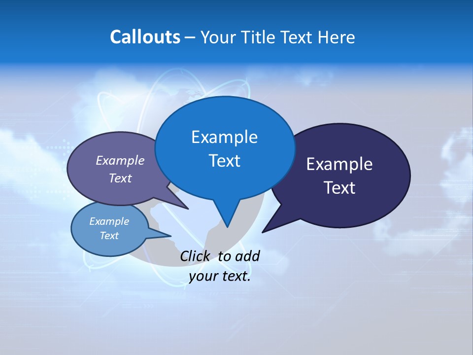 Computer Virtual Information PowerPoint Template