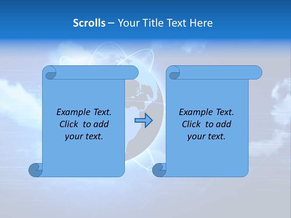 Computer Virtual Information PowerPoint Template