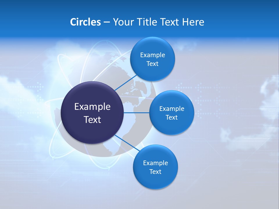 Computer Virtual Information PowerPoint Template