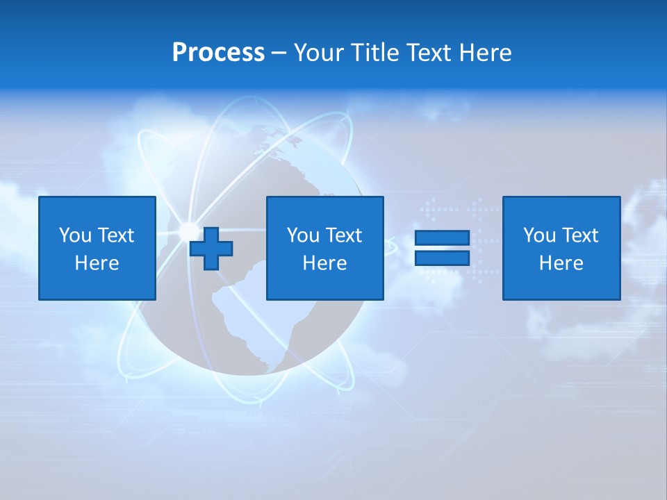 Computer Virtual Information PowerPoint Template