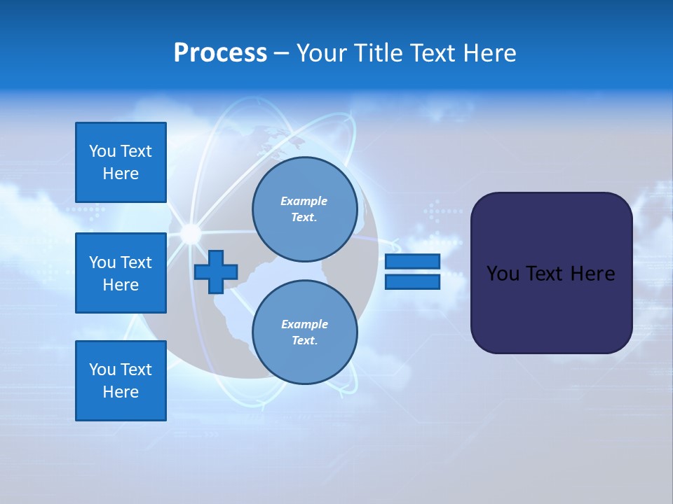 Computer Virtual Information PowerPoint Template