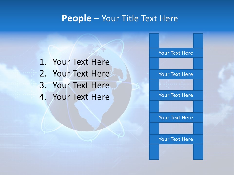 Computer Virtual Information PowerPoint Template