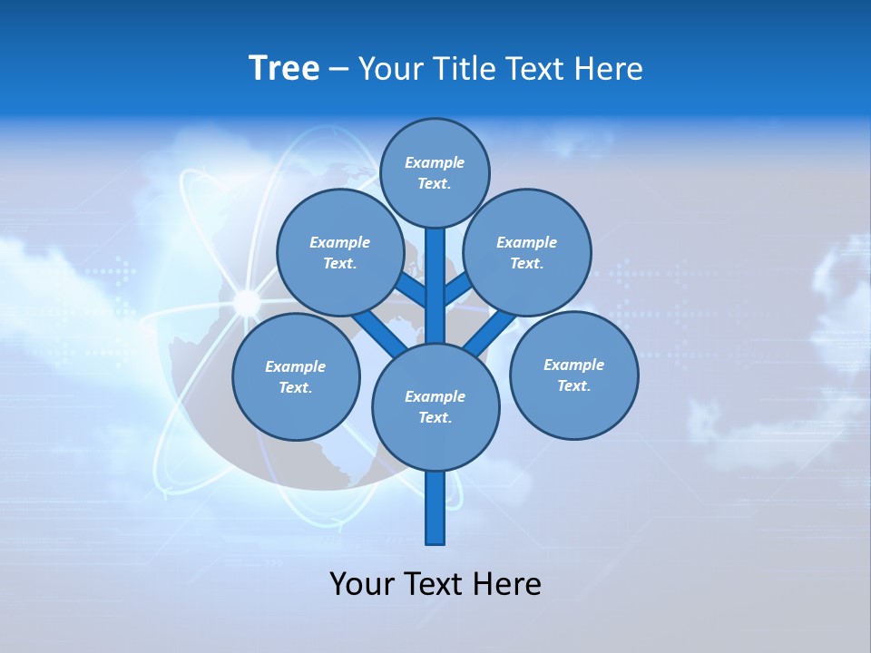 Computer Virtual Information PowerPoint Template