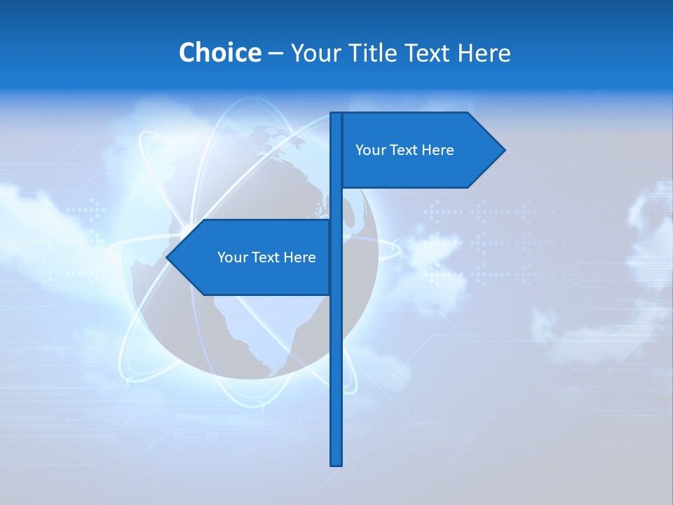 Computer Virtual Information PowerPoint Template