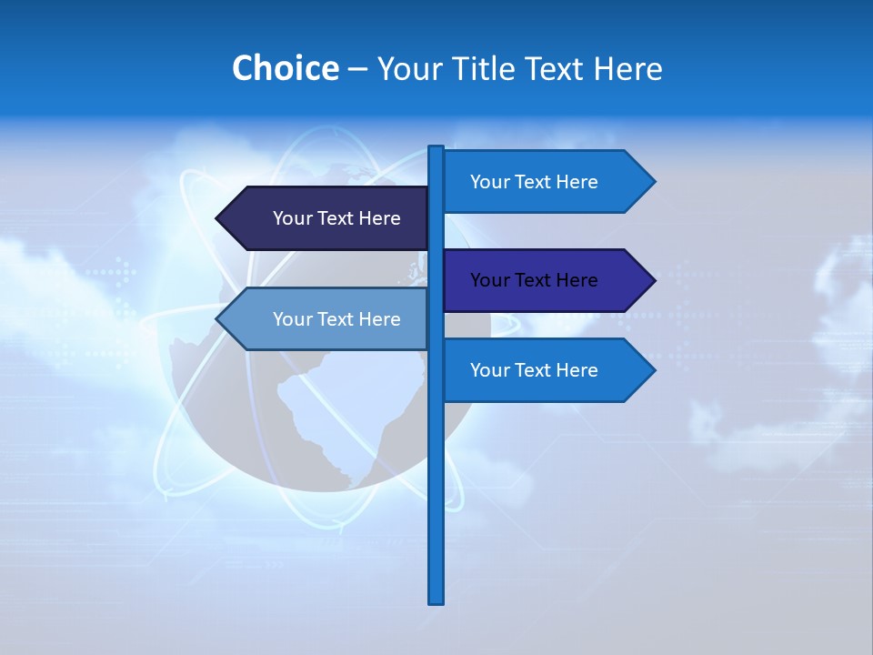 Computer Virtual Information PowerPoint Template