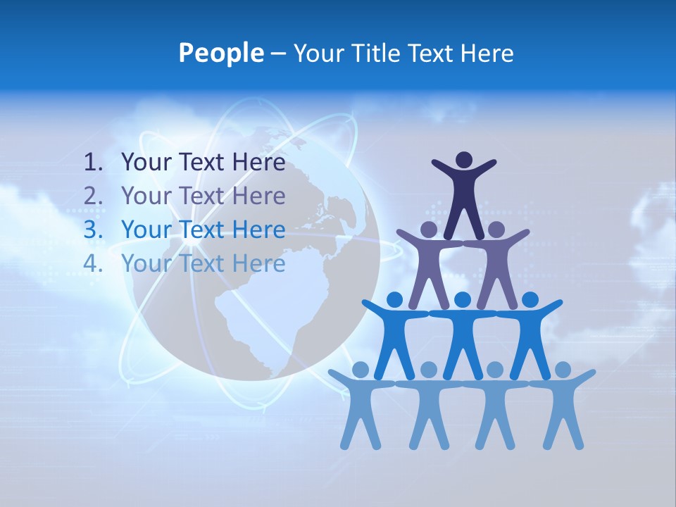 Computer Virtual Information PowerPoint Template