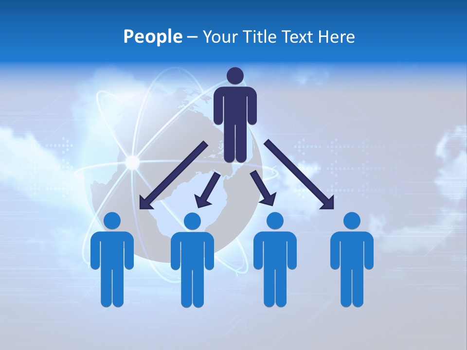 Computer Virtual Information PowerPoint Template