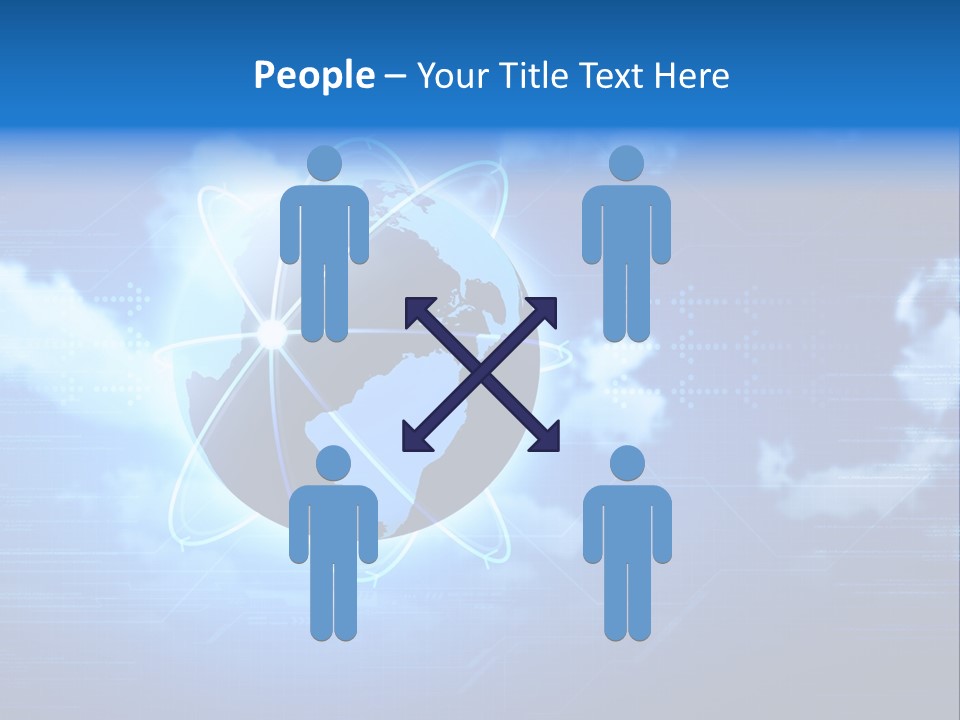 Computer Virtual Information PowerPoint Template