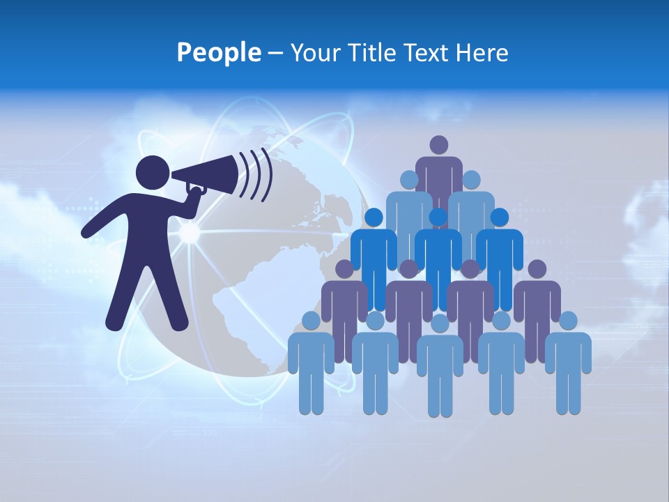 Computer Virtual Information PowerPoint Template