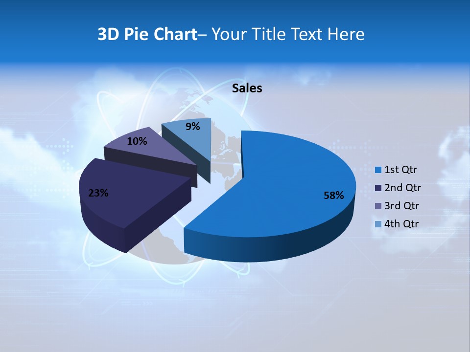 Computer Virtual Information PowerPoint Template