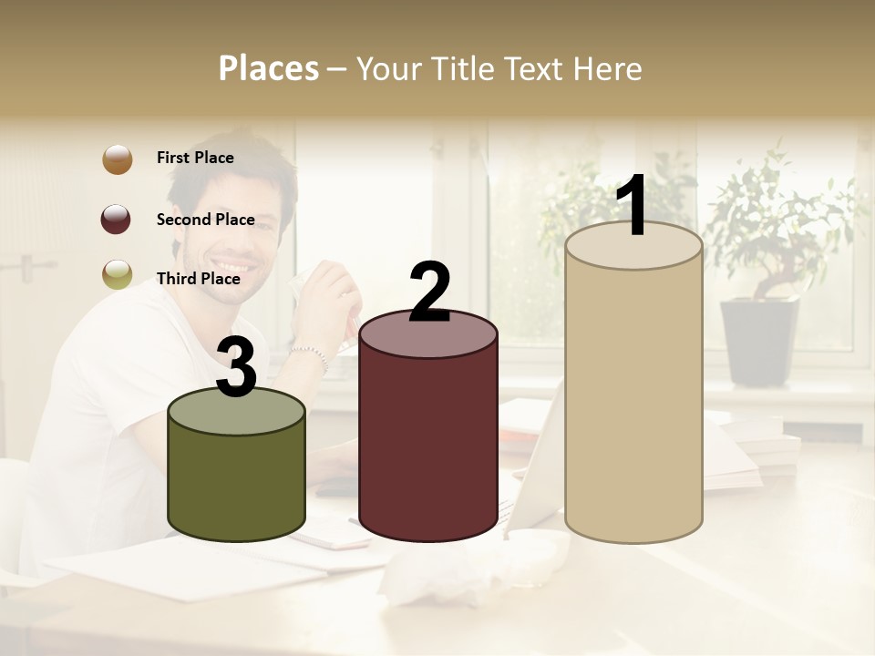 Sophisticated Drink Isolated PowerPoint Template