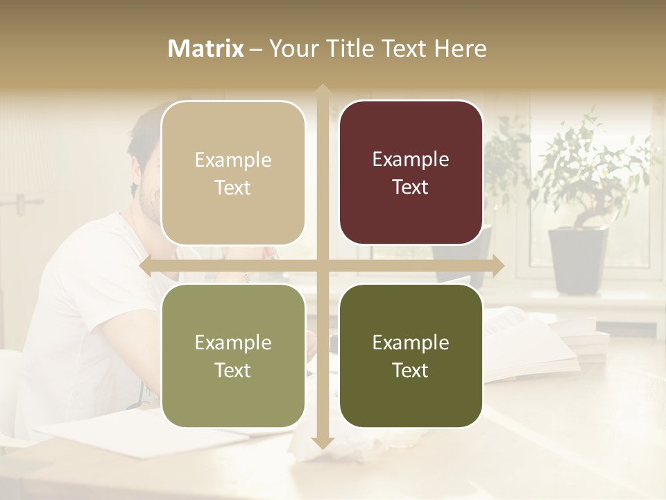 Sophisticated Drink Isolated PowerPoint Template