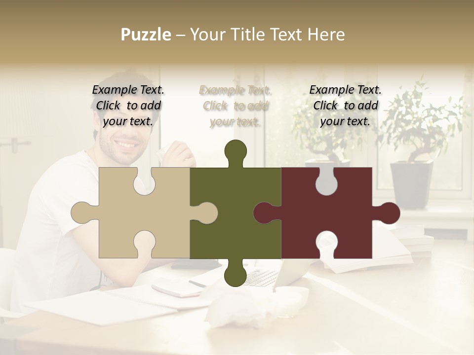 Sophisticated Drink Isolated PowerPoint Template