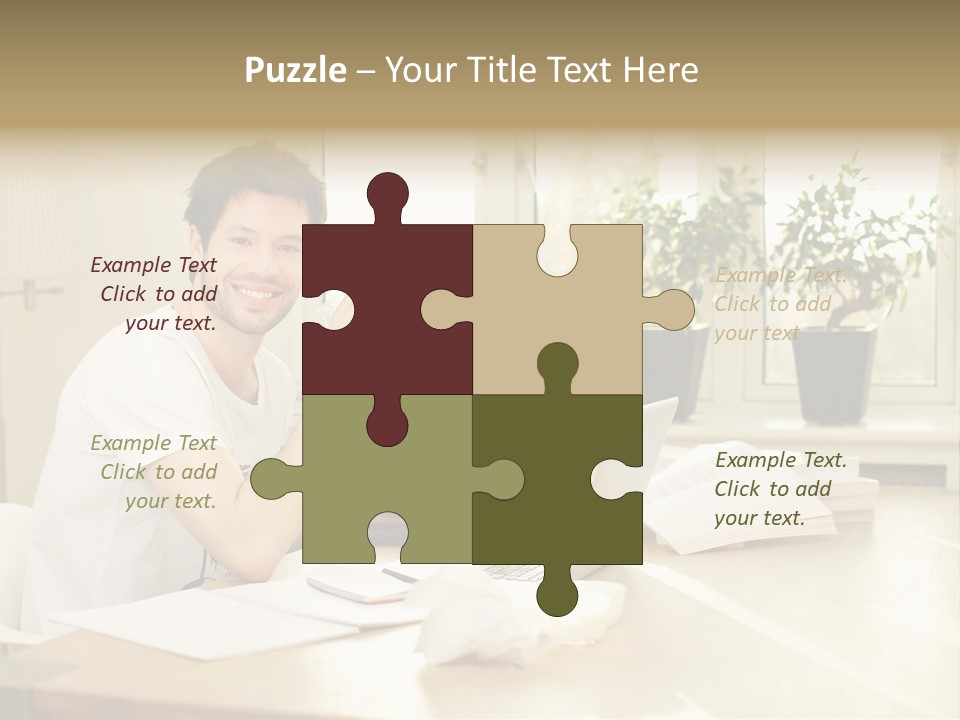 Sophisticated Drink Isolated PowerPoint Template