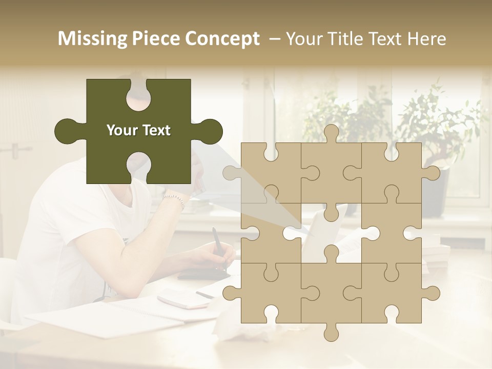 Sophisticated Drink Isolated PowerPoint Template