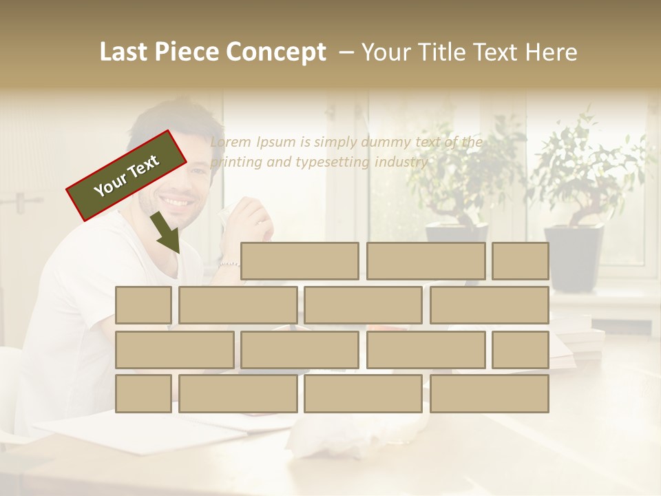 Sophisticated Drink Isolated PowerPoint Template
