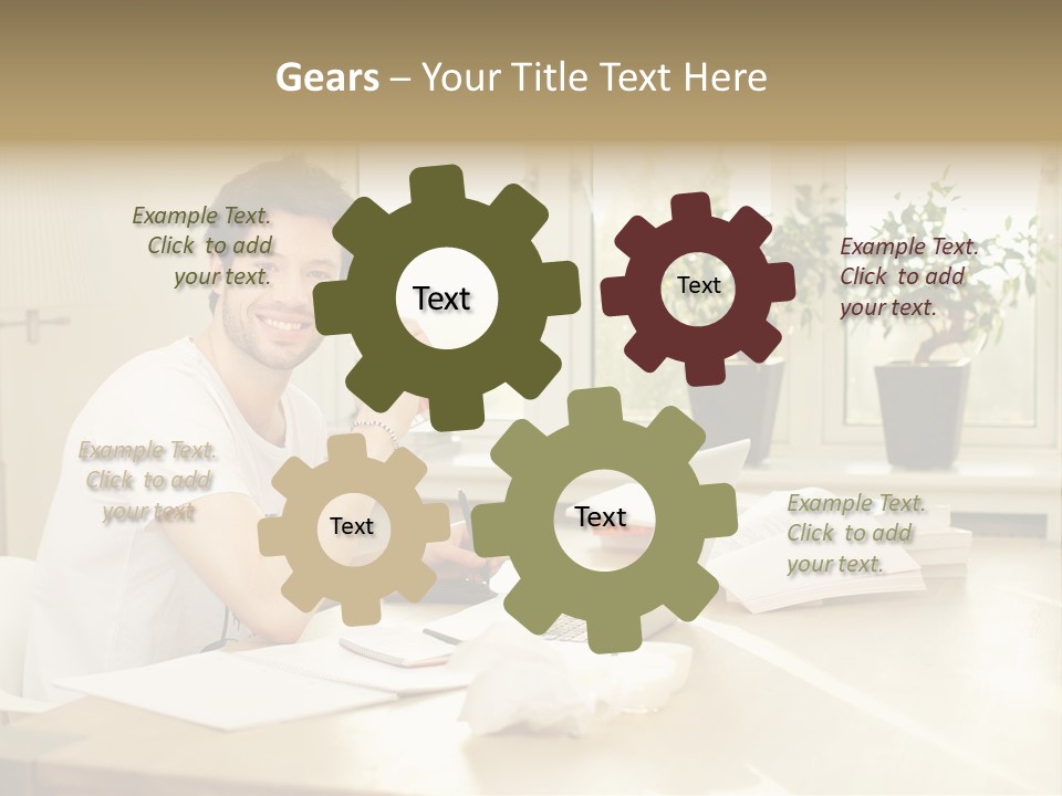 Sophisticated Drink Isolated PowerPoint Template