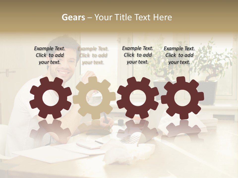 Sophisticated Drink Isolated PowerPoint Template