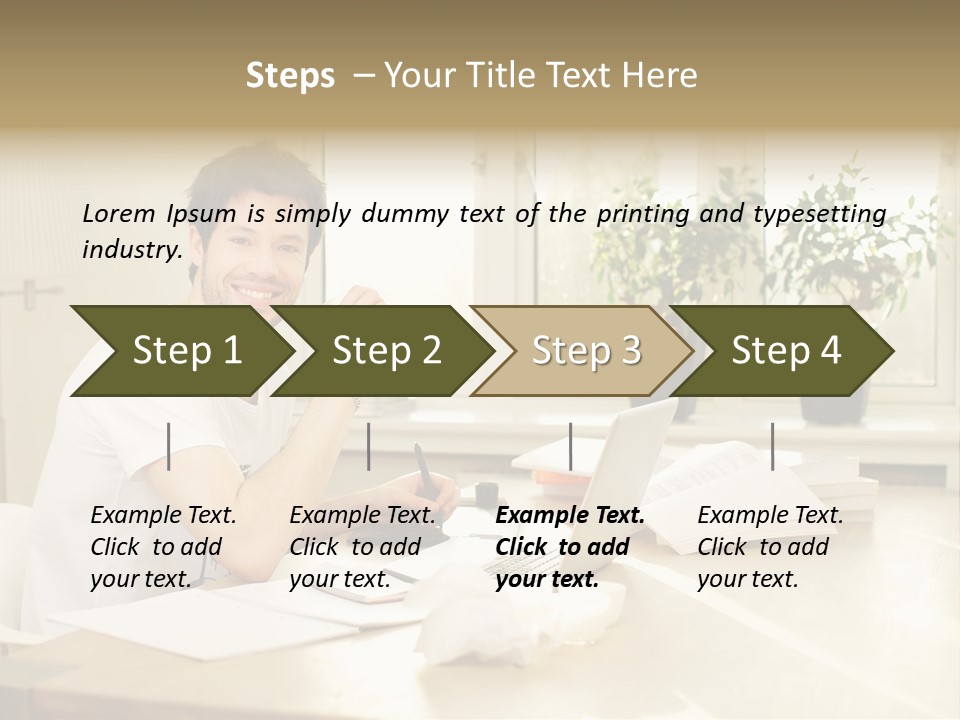 Sophisticated Drink Isolated PowerPoint Template