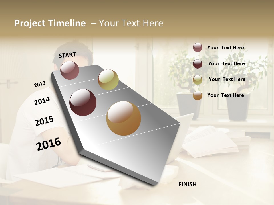Sophisticated Drink Isolated PowerPoint Template