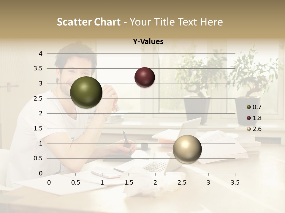 Sophisticated Drink Isolated PowerPoint Template