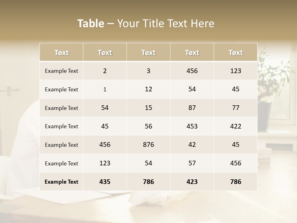 Sophisticated Drink Isolated PowerPoint Template