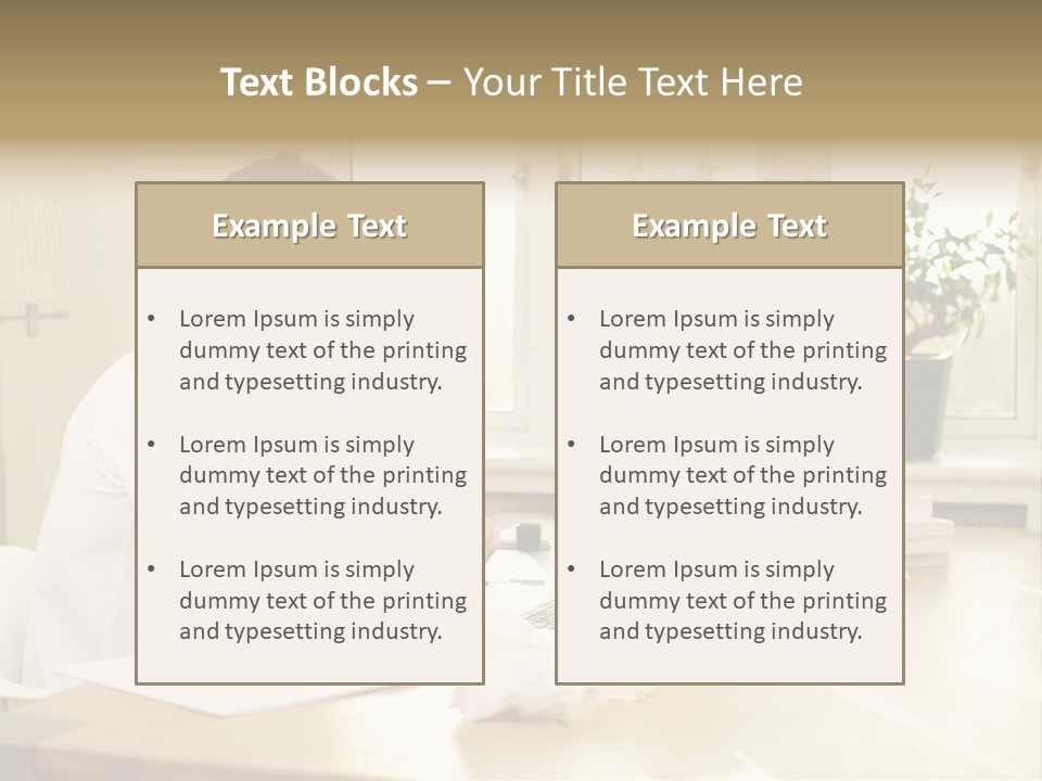 Sophisticated Drink Isolated PowerPoint Template
