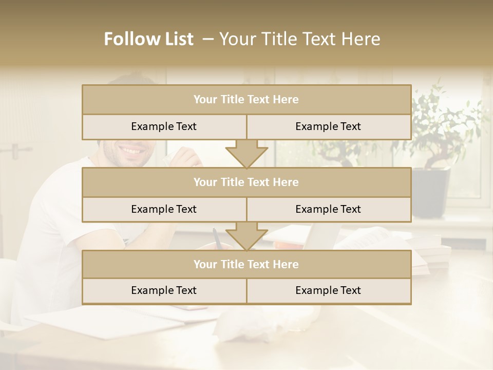 Sophisticated Drink Isolated PowerPoint Template