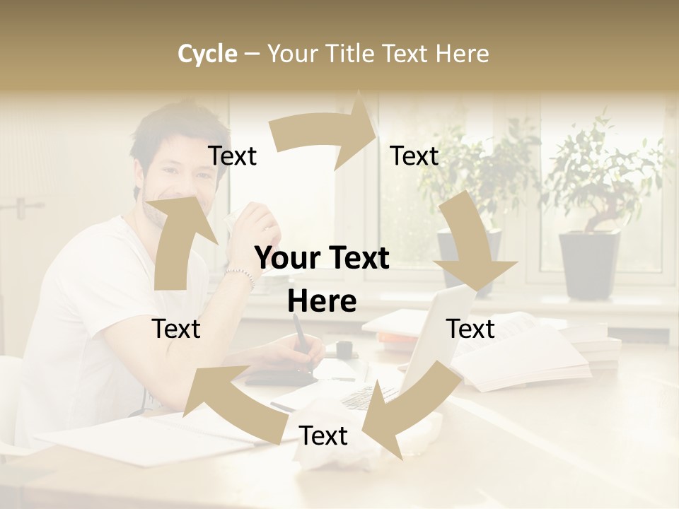 Sophisticated Drink Isolated PowerPoint Template