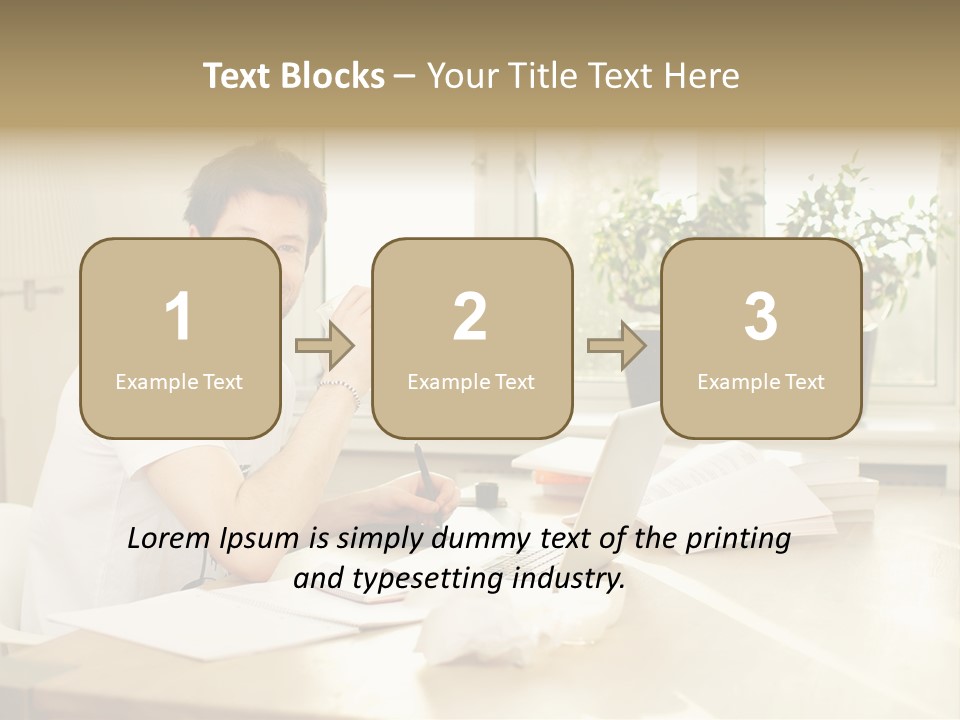 Sophisticated Drink Isolated PowerPoint Template