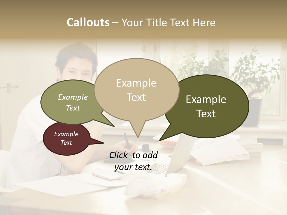 Sophisticated Drink Isolated PowerPoint Template