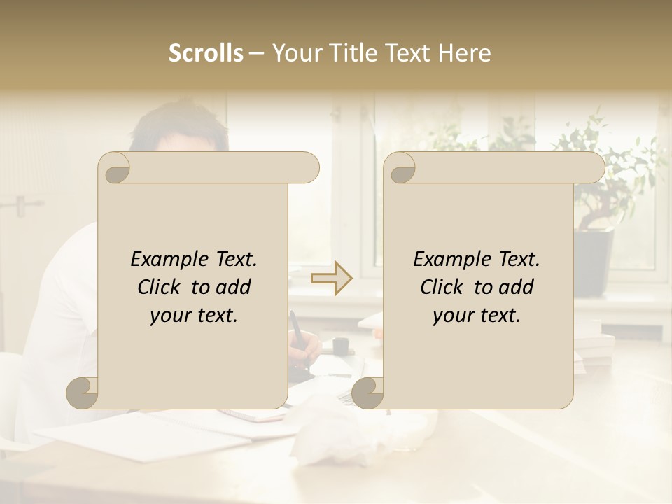 Sophisticated Drink Isolated PowerPoint Template