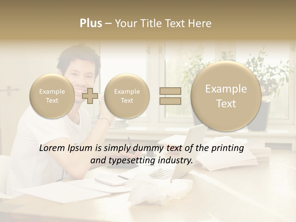 Sophisticated Drink Isolated PowerPoint Template