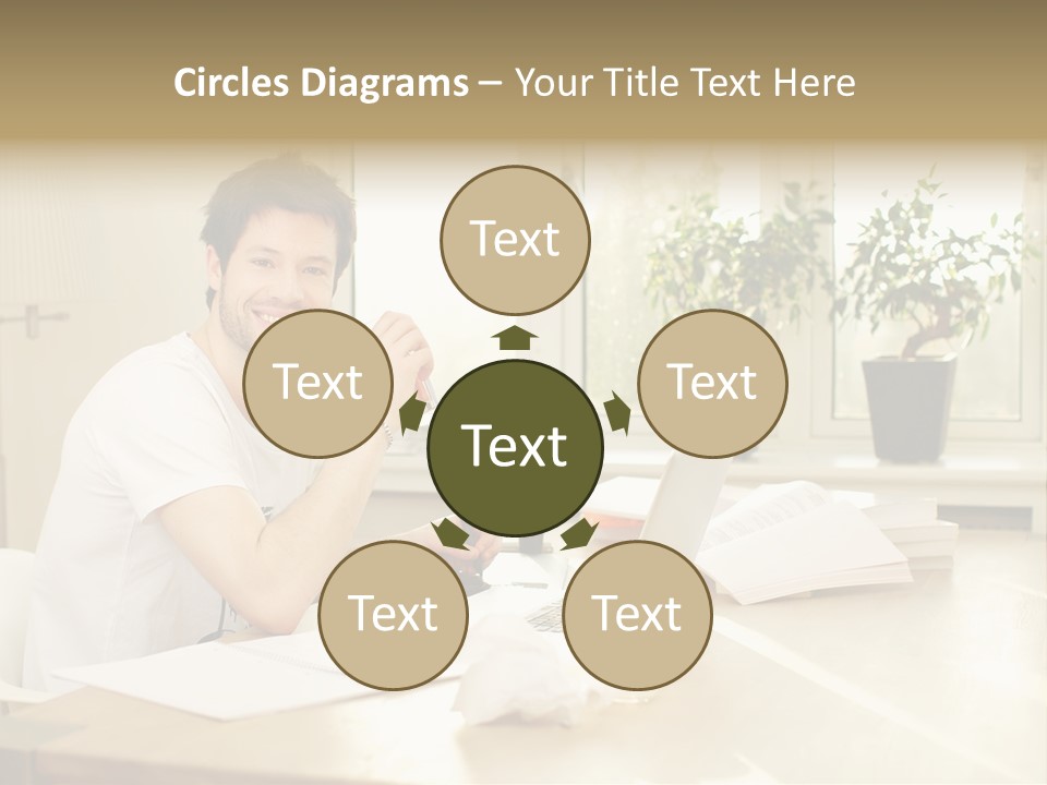 Sophisticated Drink Isolated PowerPoint Template