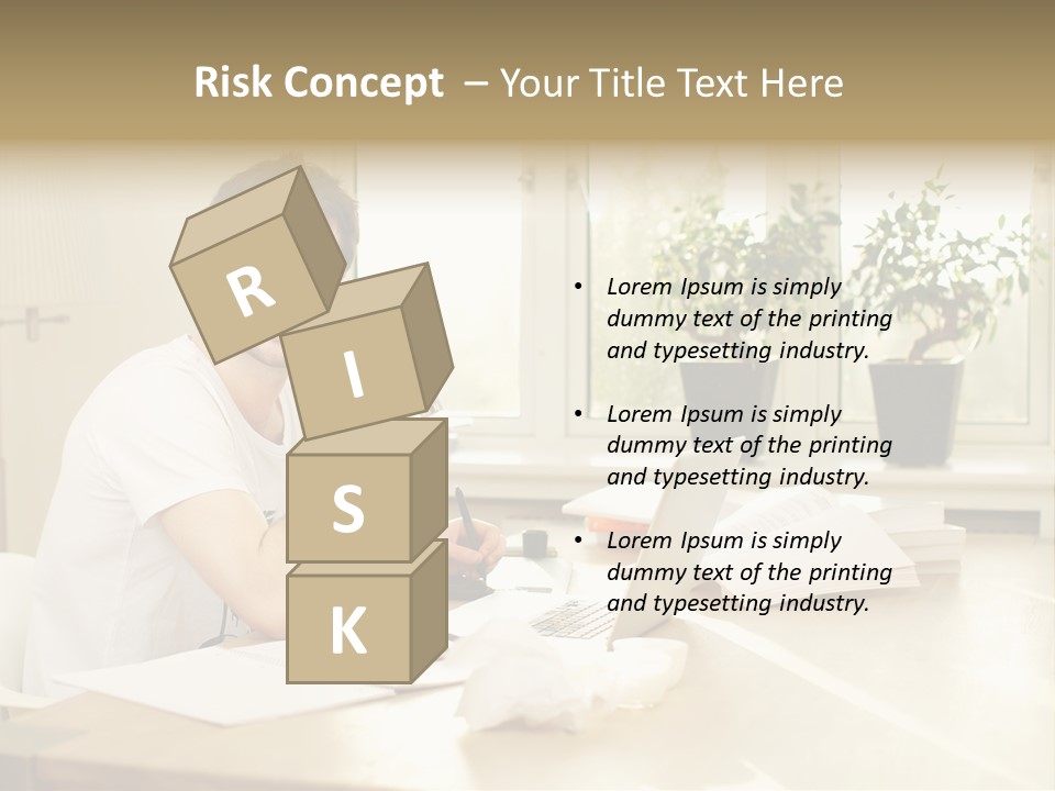 Sophisticated Drink Isolated PowerPoint Template