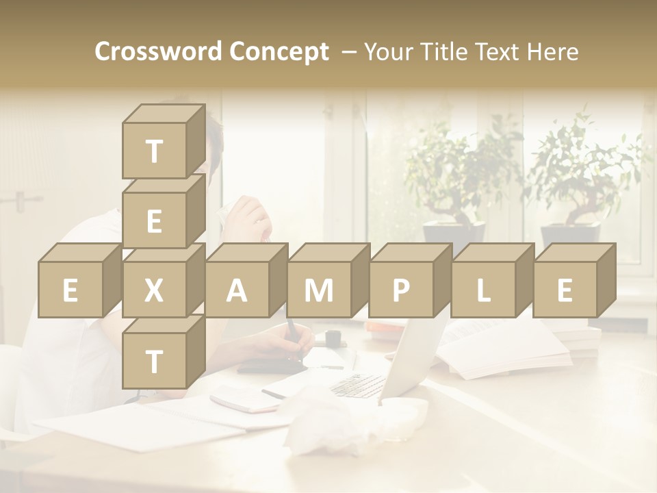 Sophisticated Drink Isolated PowerPoint Template