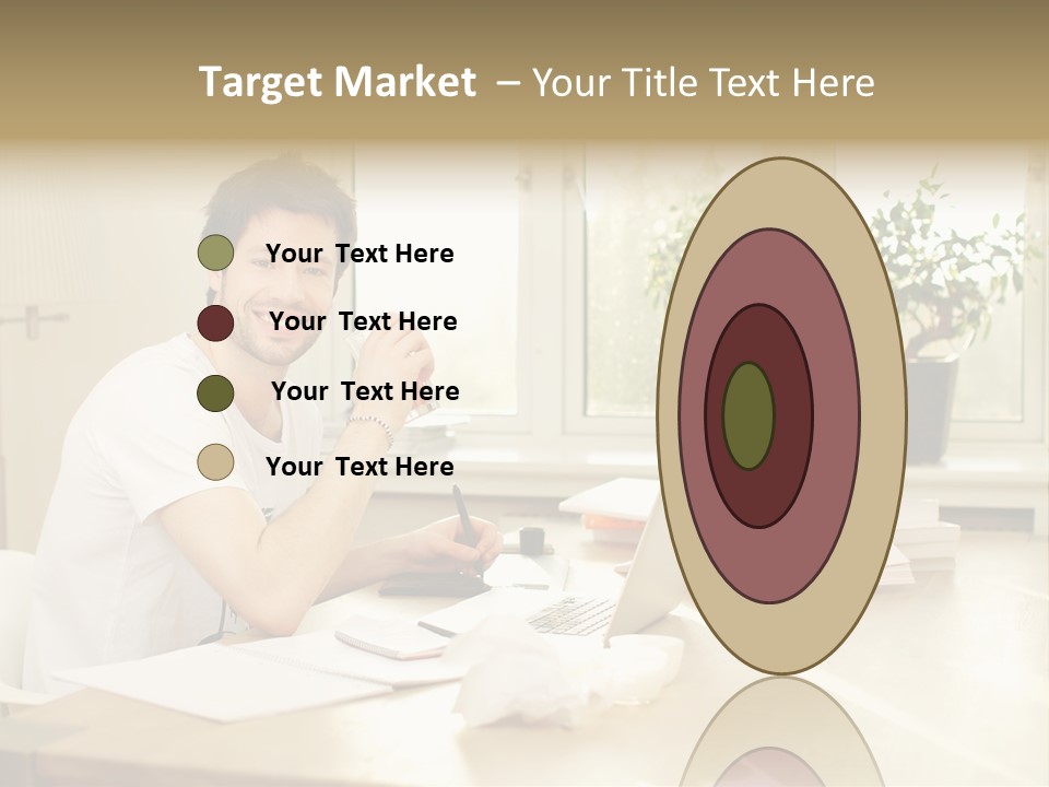 Sophisticated Drink Isolated PowerPoint Template