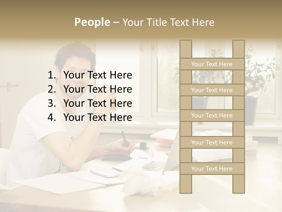 Sophisticated Drink Isolated PowerPoint Template