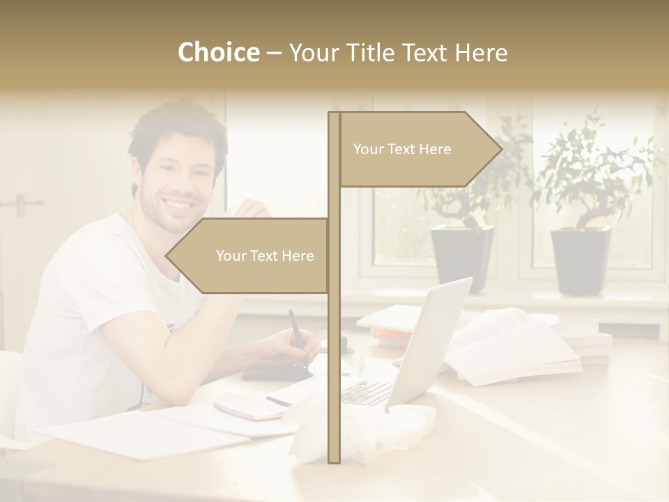 Sophisticated Drink Isolated PowerPoint Template