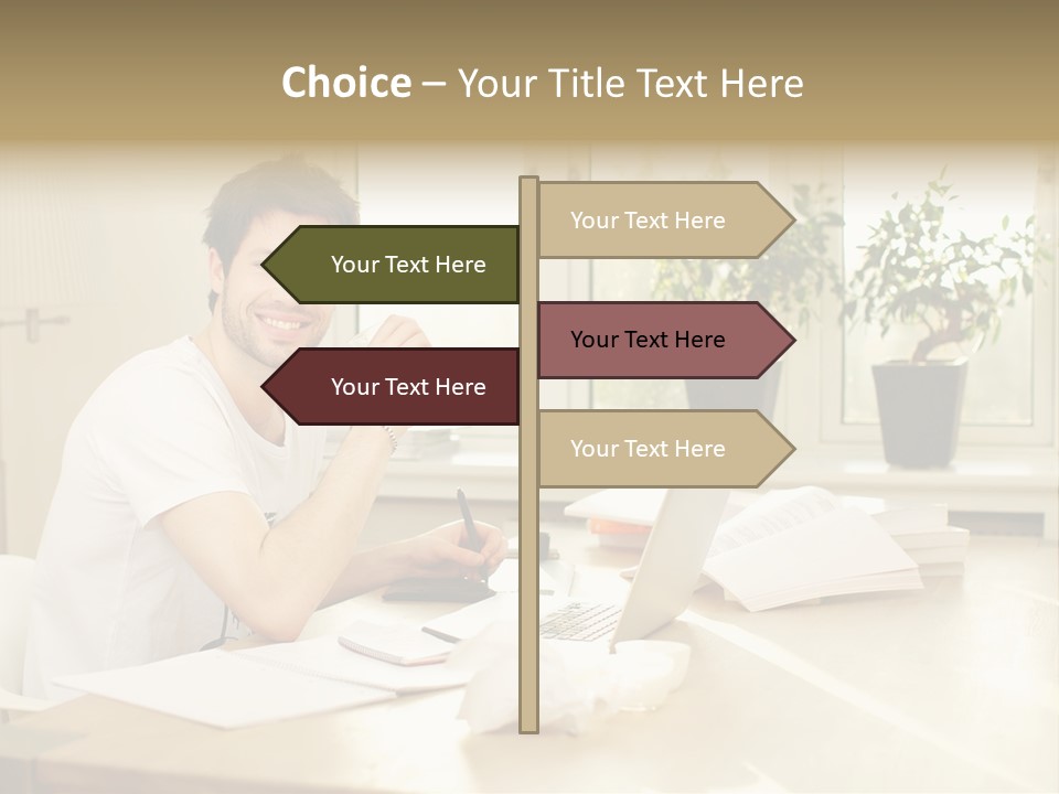 Sophisticated Drink Isolated PowerPoint Template