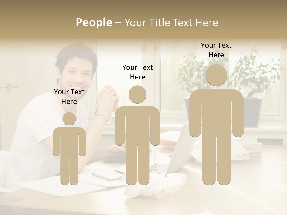 Sophisticated Drink Isolated PowerPoint Template