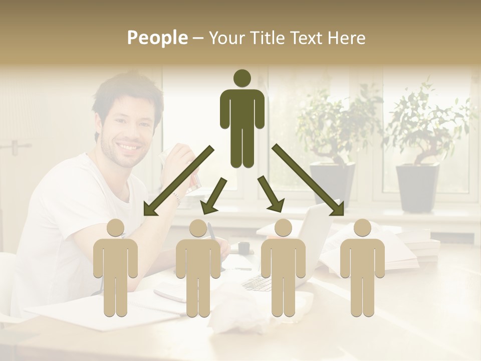 Sophisticated Drink Isolated PowerPoint Template