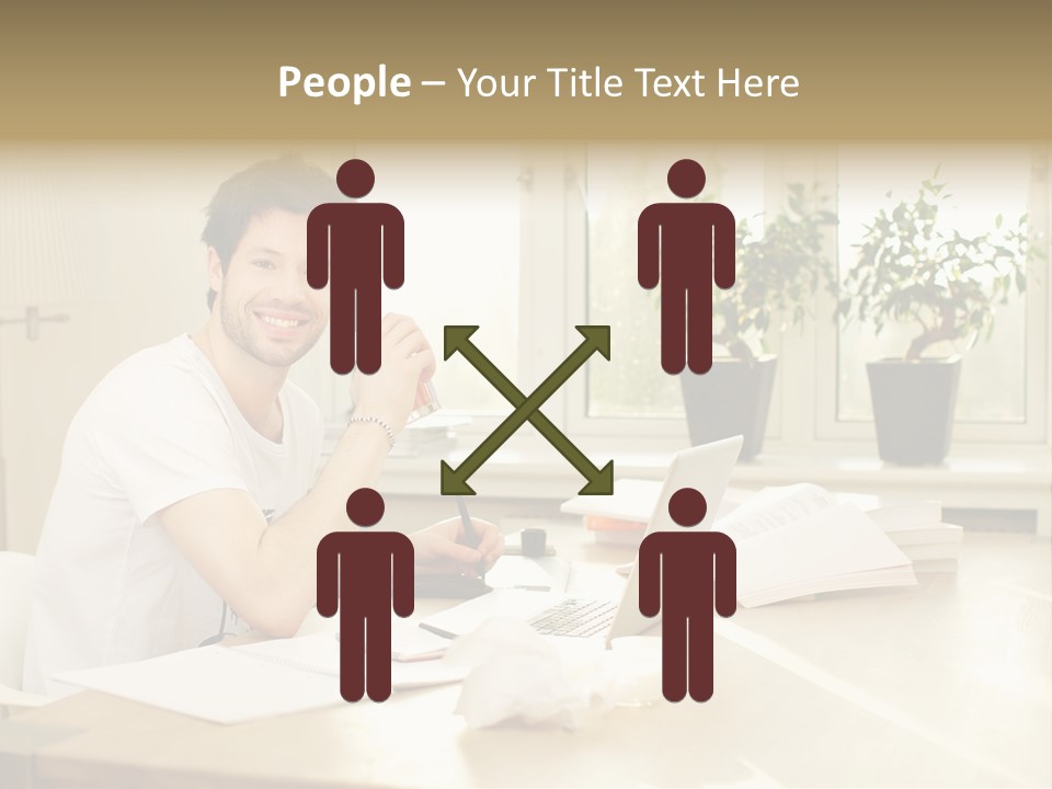 Sophisticated Drink Isolated PowerPoint Template