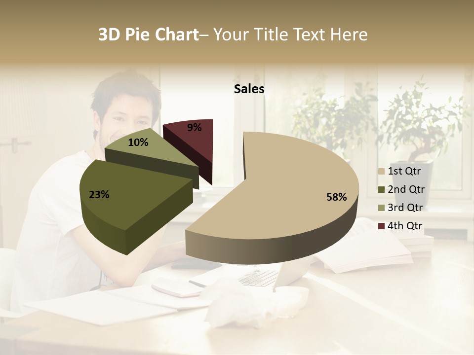 Sophisticated Drink Isolated PowerPoint Template